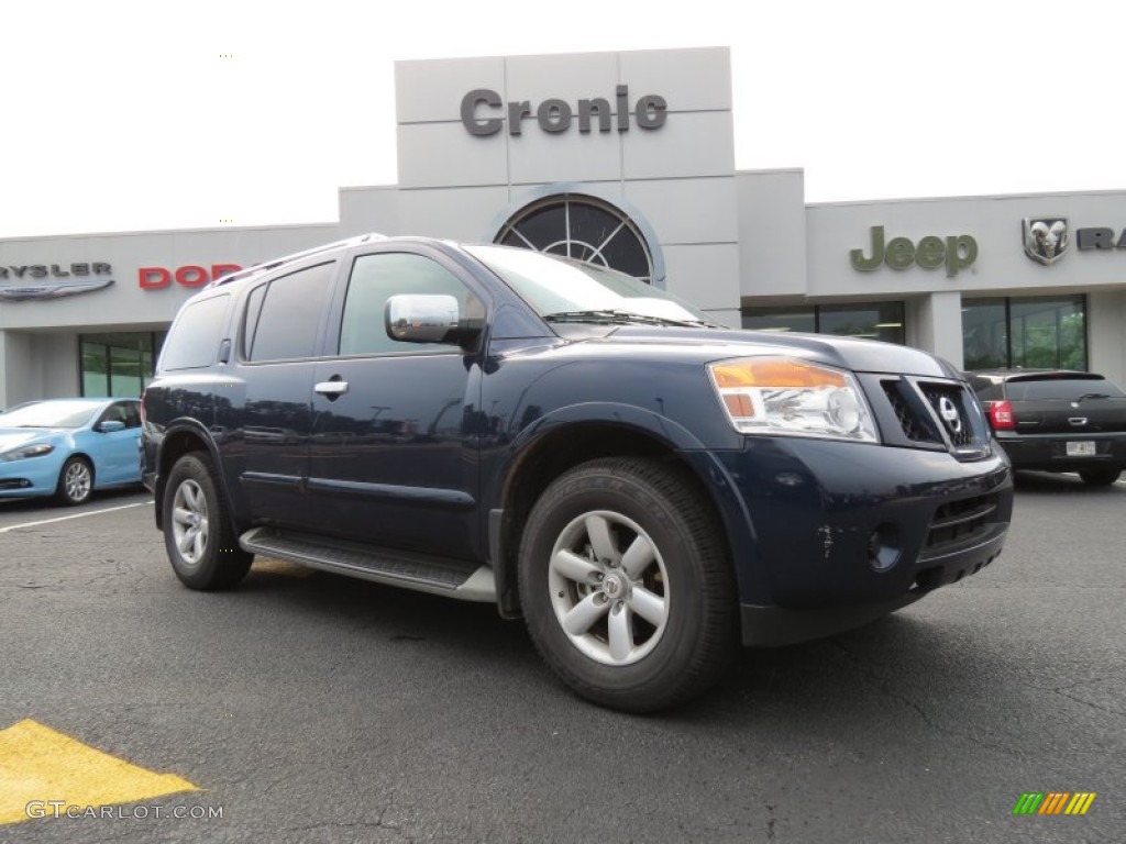 Navy Blue Pearl Nissan Armada