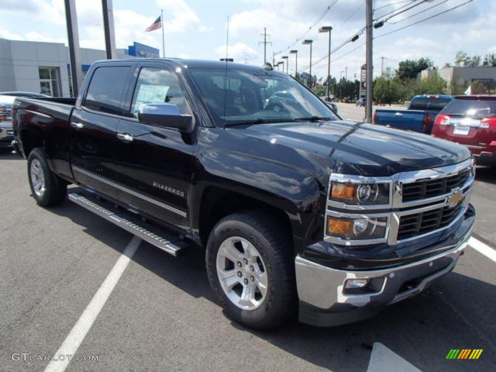 2014 Silverado 1500 LTZ Z71 Crew Cab 4x4 - Black / Jet Black photo #4