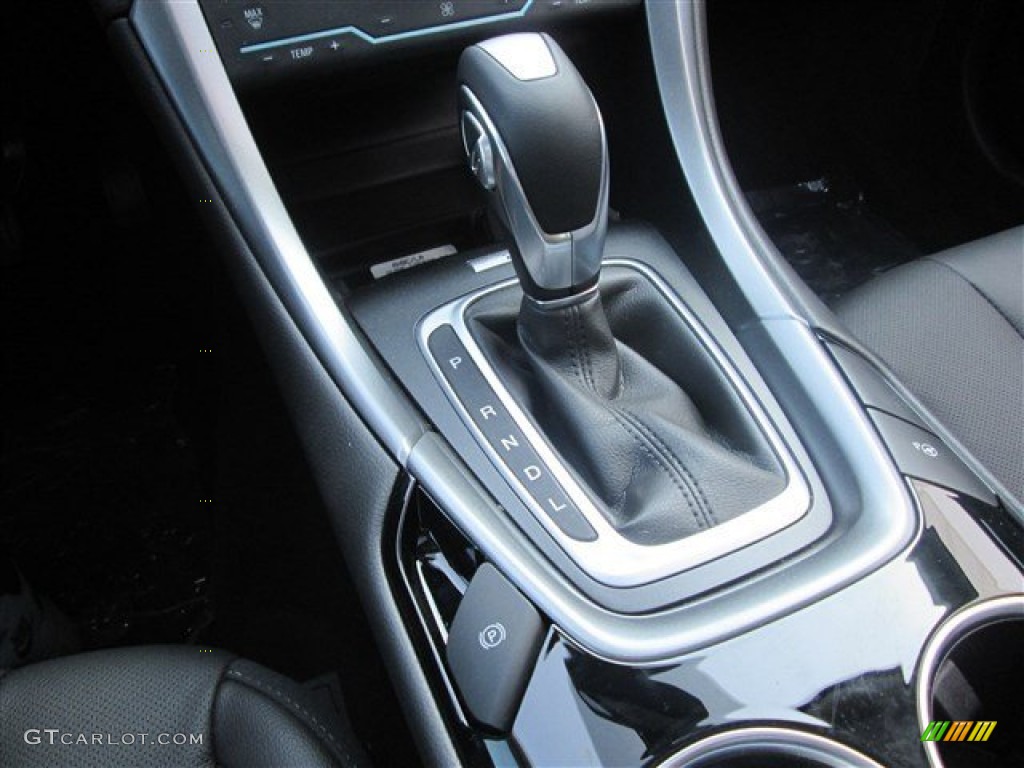 2013 Fusion Hybrid Titanium - White Platinum Metallic Tri-coat / Charcoal Black photo #24