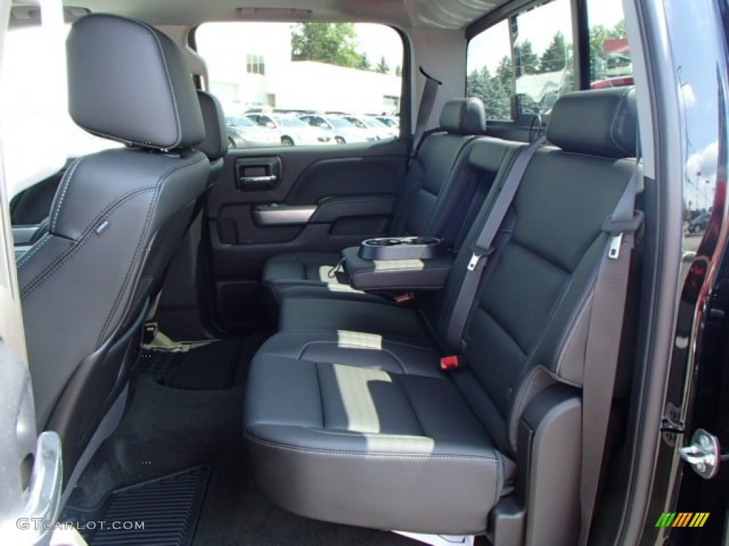 Jet Black Interior 2014 Chevrolet Silverado 1500 LTZ Z71 Crew Cab 4x4 Photo #82907842