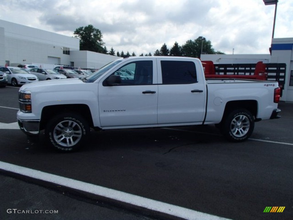 2014 Silverado 1500 LT Crew Cab 4x4 - Summit White / Jet Black/Dark Ash photo #1