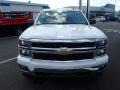 2014 Summit White Chevrolet Silverado 1500 LT Crew Cab 4x4  photo #3