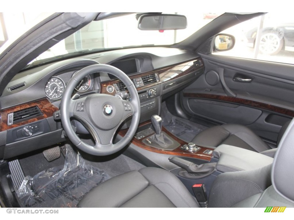 2011 3 Series 335i Convertible - Space Gray Metallic / Black photo #2