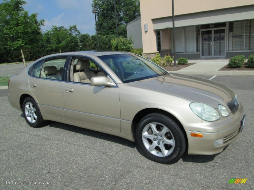 2003 GS 300 - Mystic Gold Metallic / Ivory photo #10