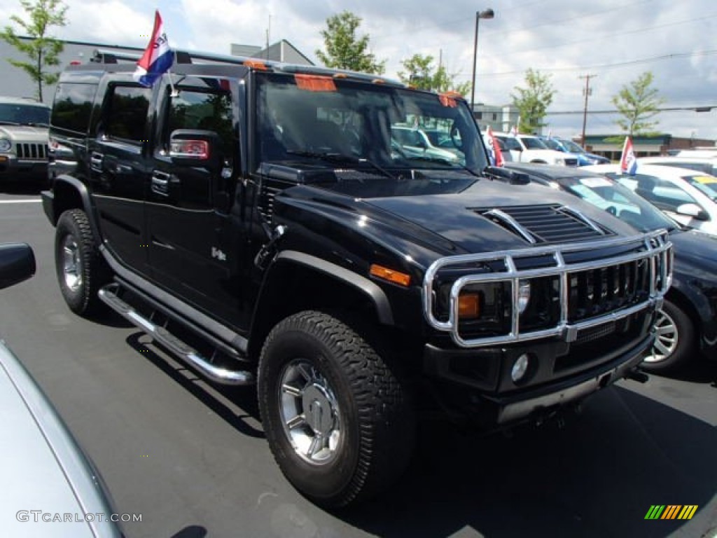 Black 2005 Hummer H2 SUV Exterior Photo #82909845