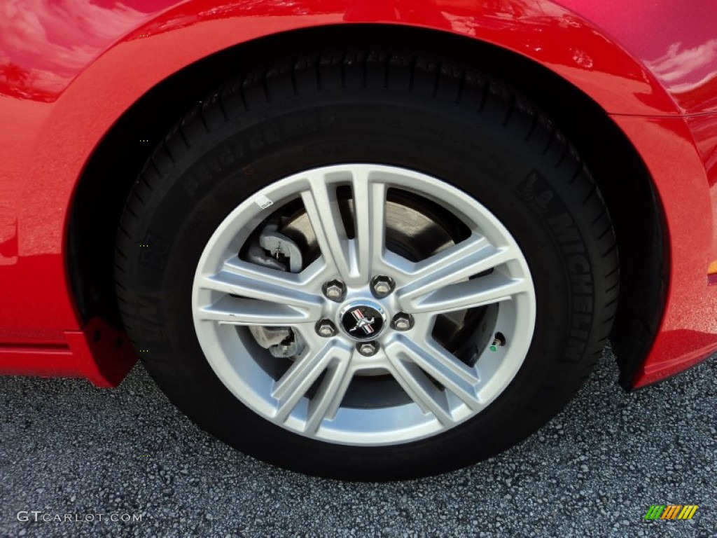 2013 Mustang V6 Coupe - Race Red / Charcoal Black photo #3