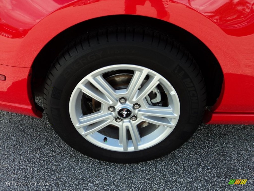 2013 Mustang V6 Coupe - Race Red / Charcoal Black photo #4