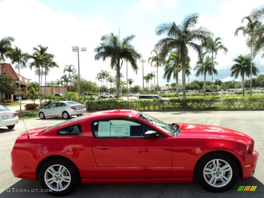 2013 Mustang V6 Coupe - Race Red / Charcoal Black photo #5