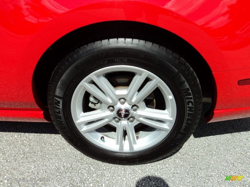 2013 Mustang V6 Coupe - Race Red / Charcoal Black photo #10