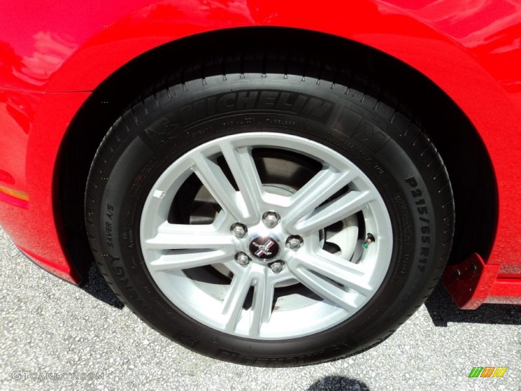 2013 Mustang V6 Coupe - Race Red / Charcoal Black photo #11