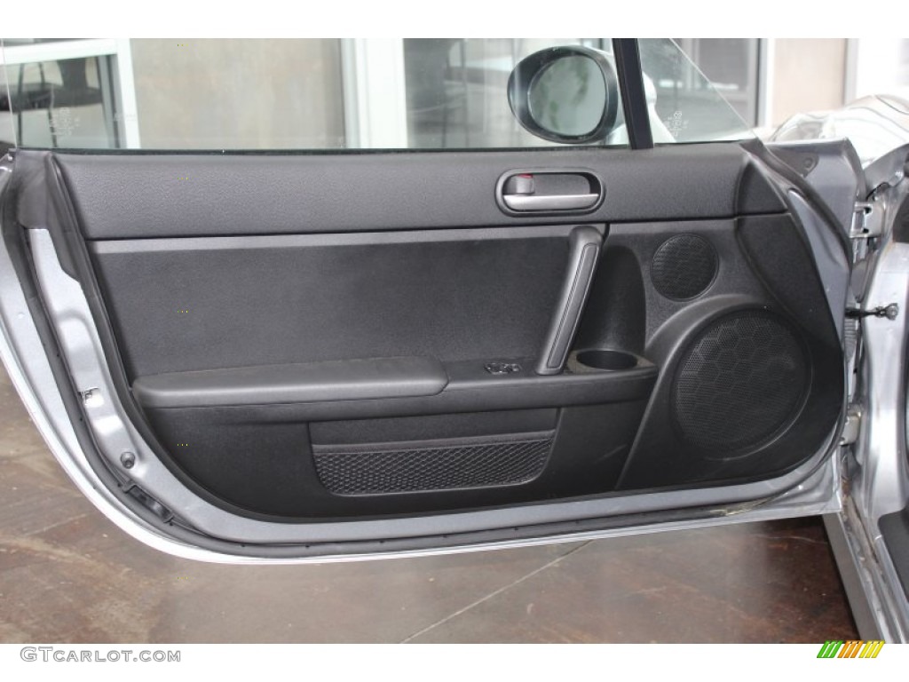 2011 Mazda MX-5 Miata Sport Roadster Black Door Panel Photo #82910621