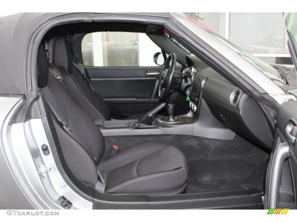 Black Interior 2011 Mazda MX-5 Miata Sport Roadster Photo #82910693