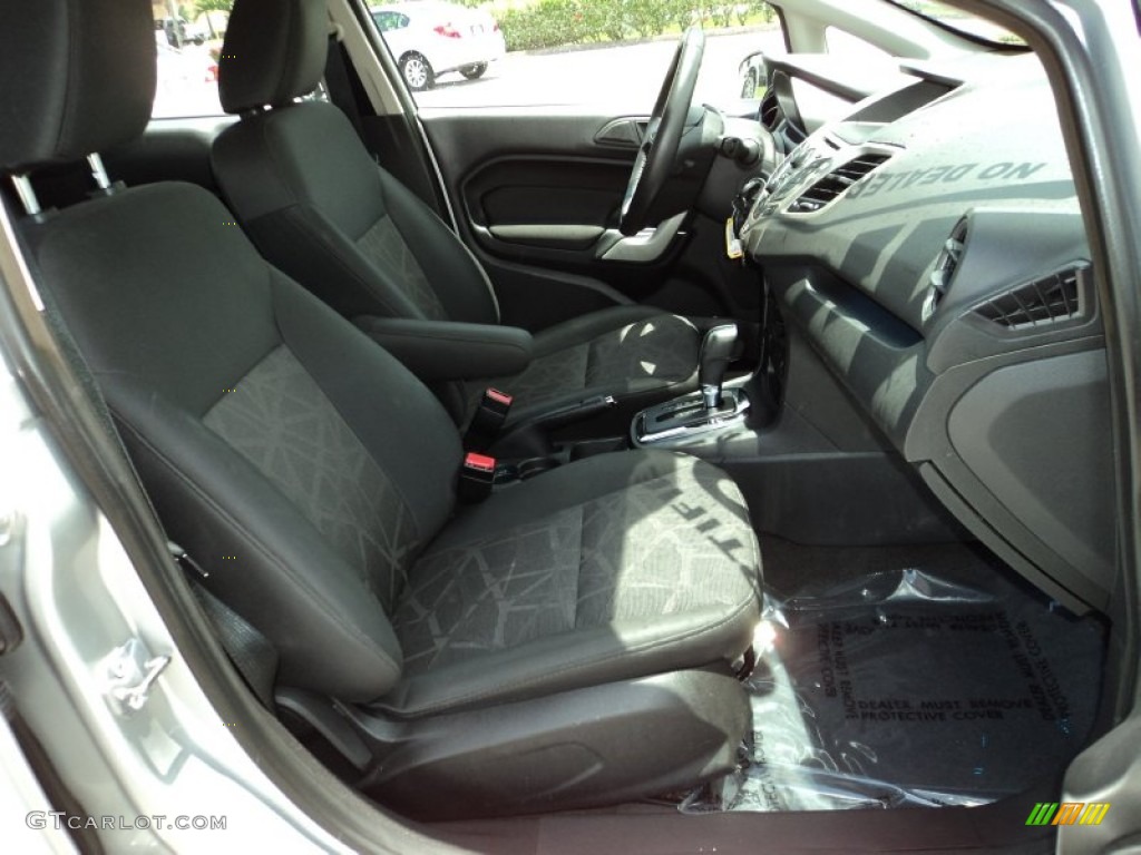 Charcoal Black Interior 2012 Ford Fiesta SEL Sedan Photo #82911610