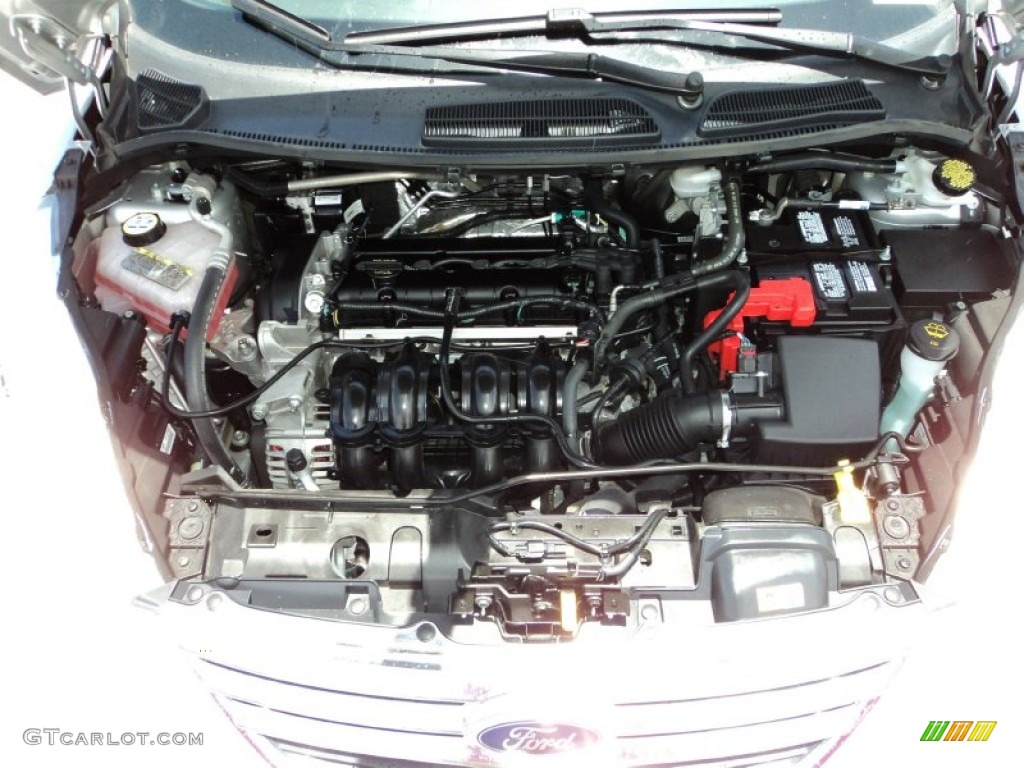 2012 Ford Fiesta SEL Sedan 1.6 Liter DOHC 16-Valve Ti-VCT Duratec 4 Cylinder Engine Photo #82911796