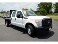 Oxford White - F250 Super Duty XL Crew Cab Chassis Photo No. 3