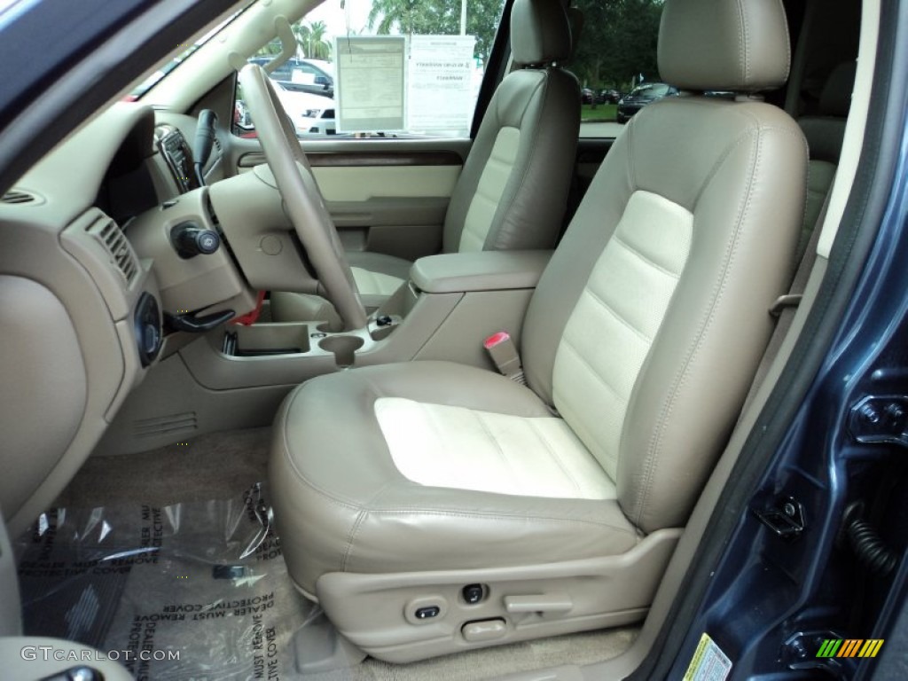 Medium Parchment Interior 2005 Ford Explorer Eddie Bauer Photo #82913998