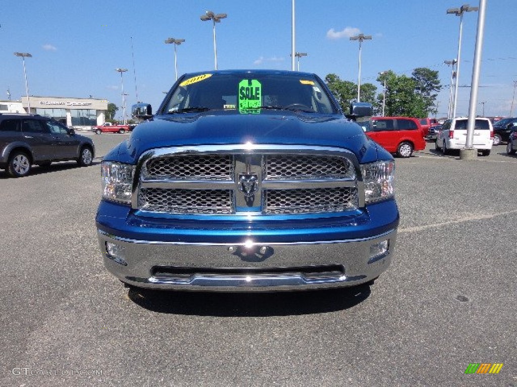 2010 Ram 1500 ST Crew Cab 4x4 - Deep Water Blue Pearl / Dark Slate/Medium Graystone photo #9