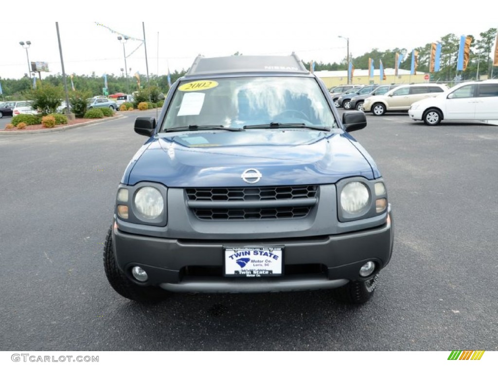 2002 Xterra SE V6 - Just Blue Metallic / Gray Celadon photo #2