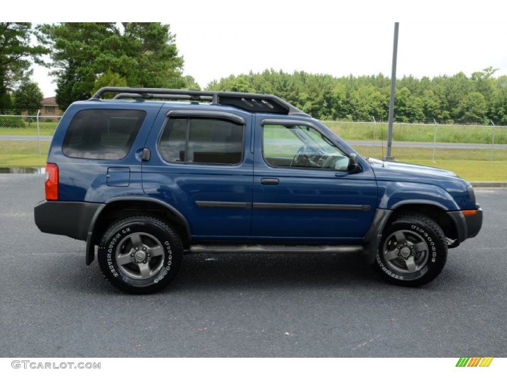 2002 Xterra SE V6 - Just Blue Metallic / Gray Celadon photo #4