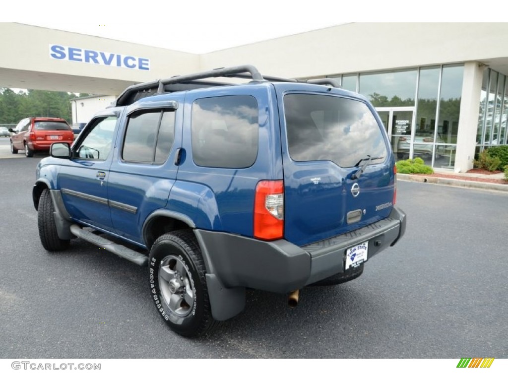 2002 Xterra SE V6 - Just Blue Metallic / Gray Celadon photo #7