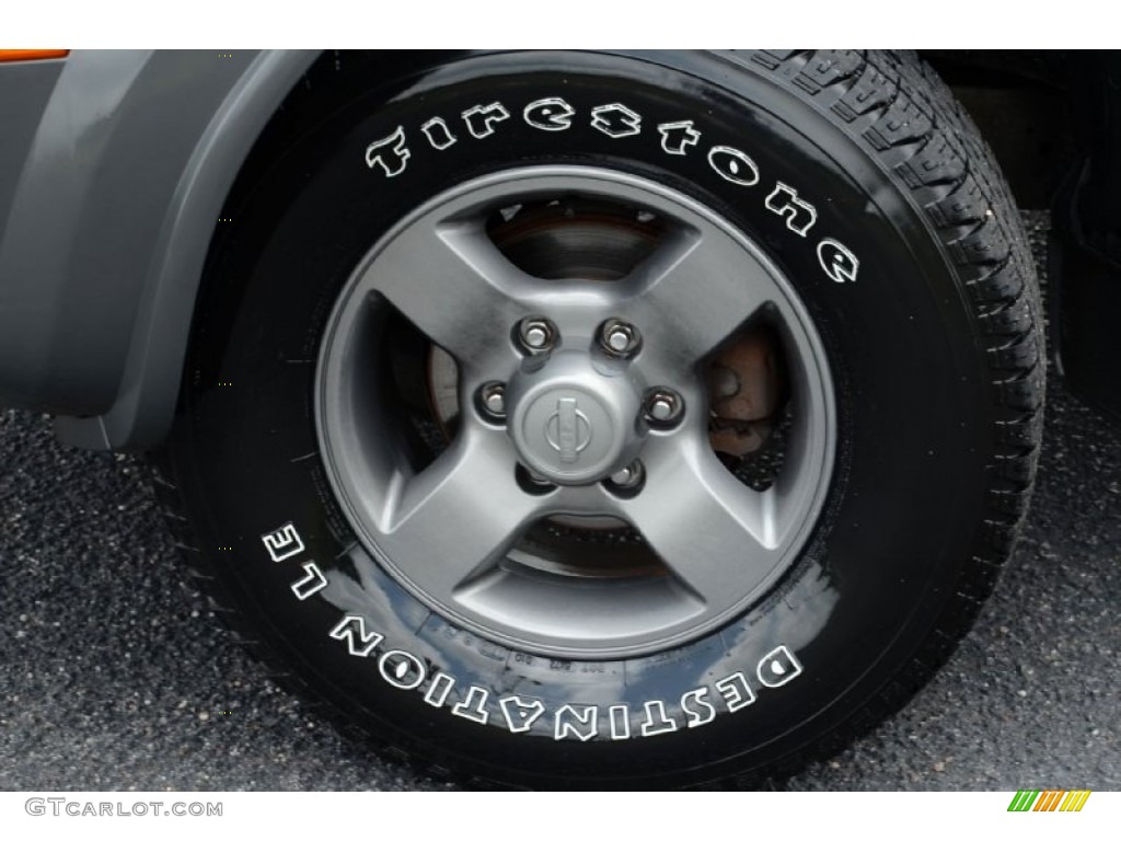 2002 Xterra SE V6 - Just Blue Metallic / Gray Celadon photo #9