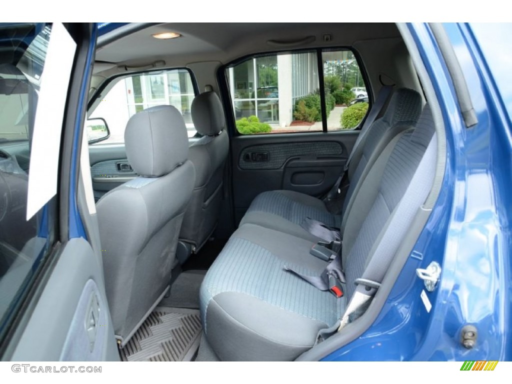 2002 Xterra SE V6 - Just Blue Metallic / Gray Celadon photo #12