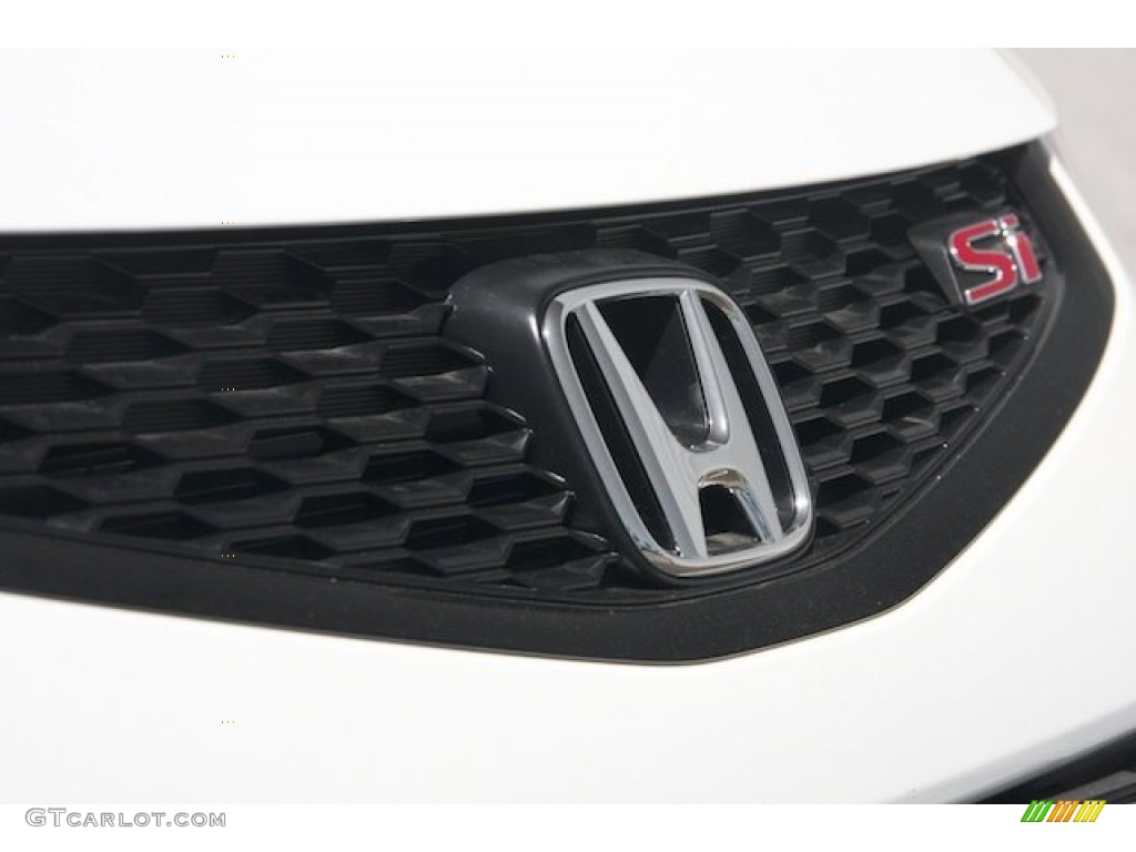 2013 Civic Si Coupe - Taffeta White / Black photo #7