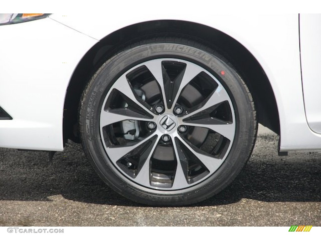 2013 Civic Si Coupe - Taffeta White / Black photo #11