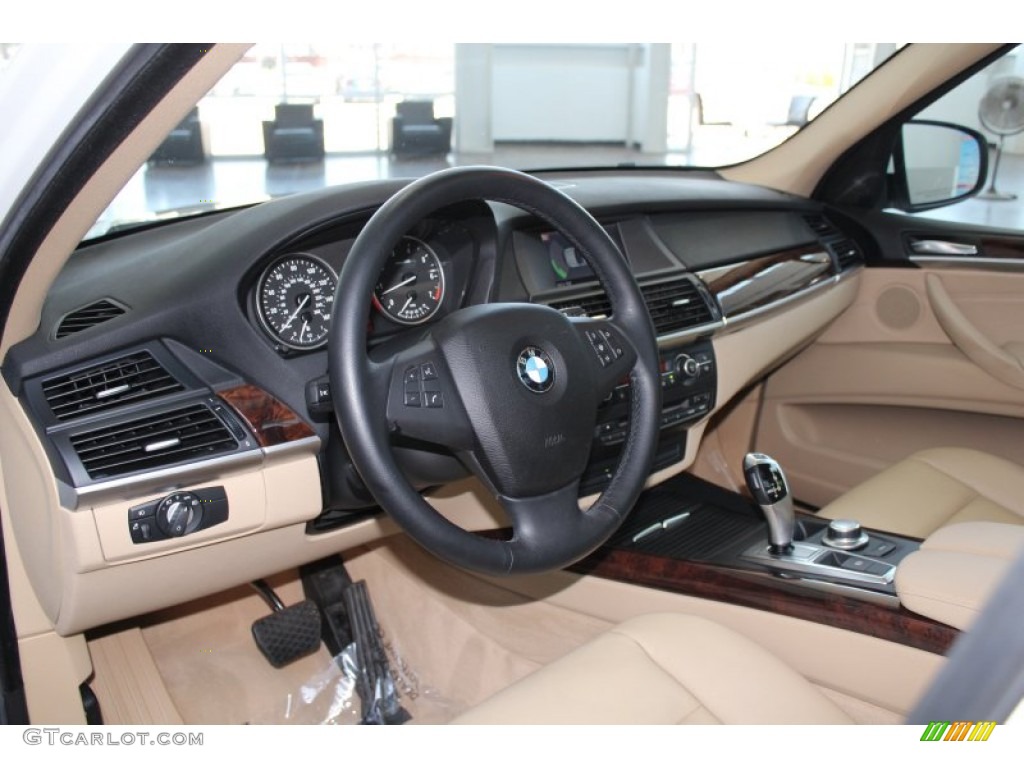 Sand Beige Interior 2007 BMW X5 4.8i Photo #82915246