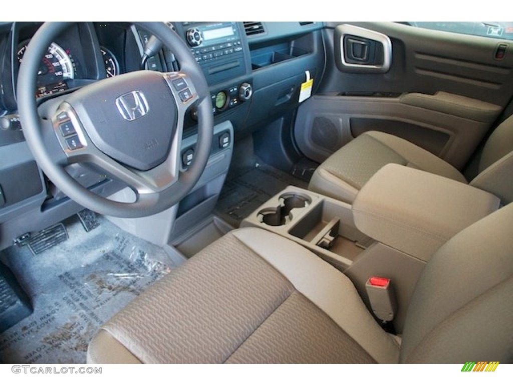Gray Interior 2013 Honda Ridgeline RTS Photo #82916562