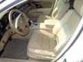 2005 Acura RL Parchment Interior Front Seat Photo