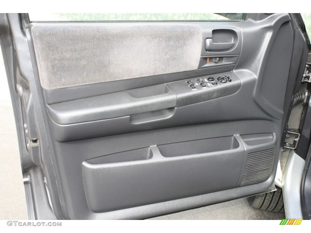 2002 Dakota SLT Quad Cab 4x4 - Graphite Metallic / Dark Slate Gray photo #20