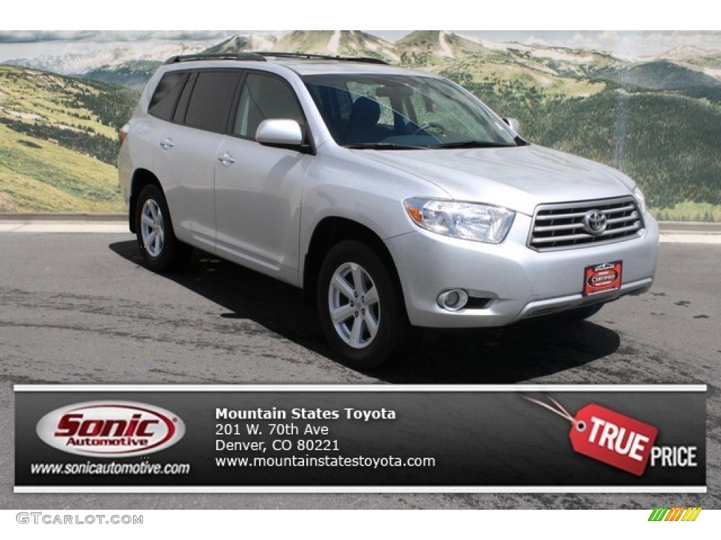 2010 Highlander SE 4WD - Classic Silver Metallic / Black photo #1