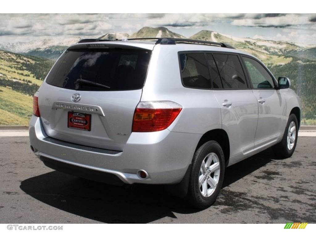 2010 Highlander SE 4WD - Classic Silver Metallic / Black photo #3