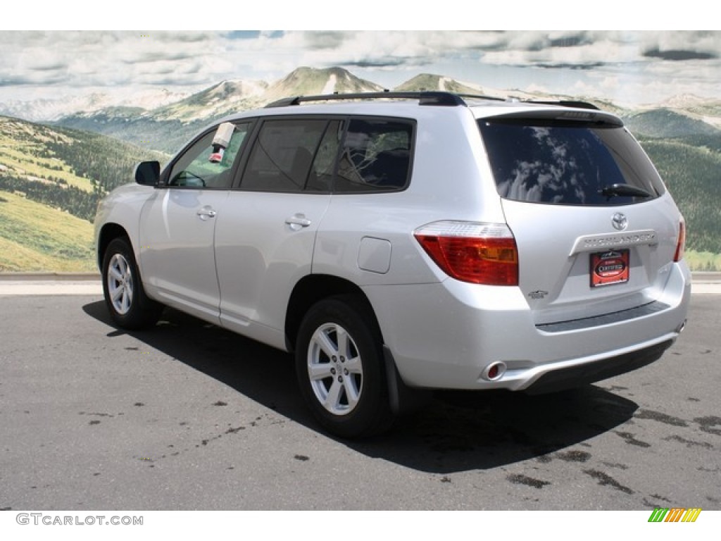 2010 Highlander SE 4WD - Classic Silver Metallic / Black photo #4