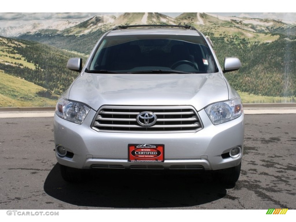 2010 Highlander SE 4WD - Classic Silver Metallic / Black photo #7