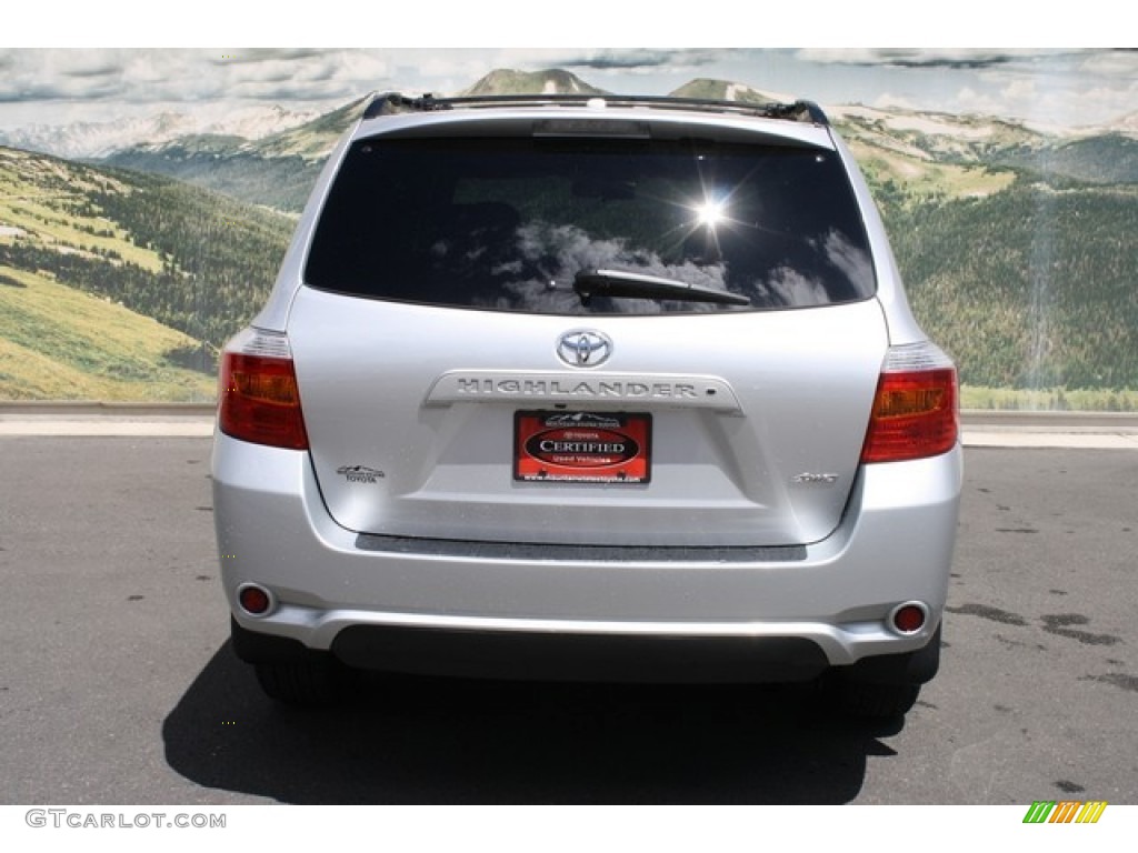 2010 Highlander SE 4WD - Classic Silver Metallic / Black photo #8