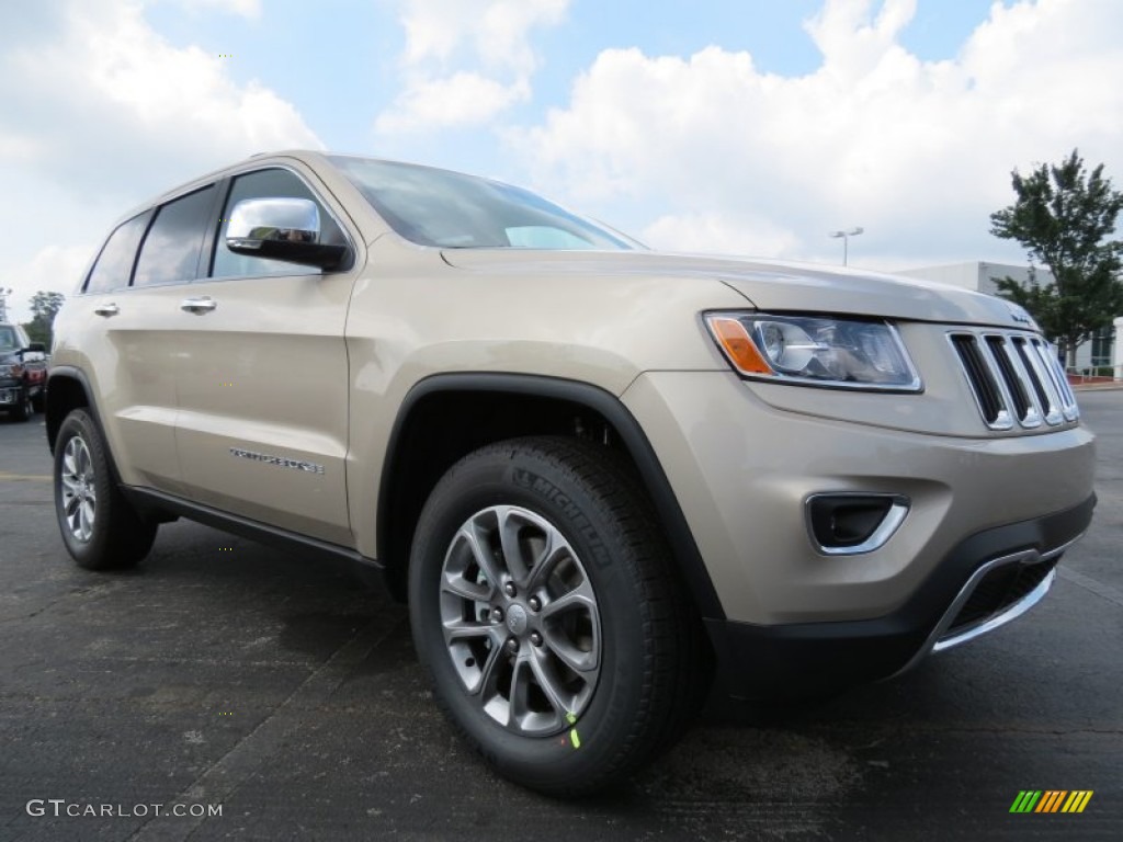 Cashmere Pearl 2014 Jeep Grand Cherokee Limited Exterior Photo #82918178