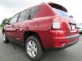 2014 Deep Cherry Red Crystal Pearl Jeep Compass Latitude  photo #2
