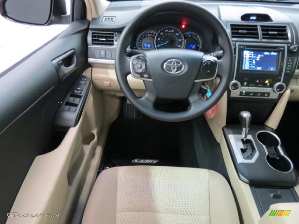 2013 Camry LE - Attitude Black Metallic / Ivory photo #5