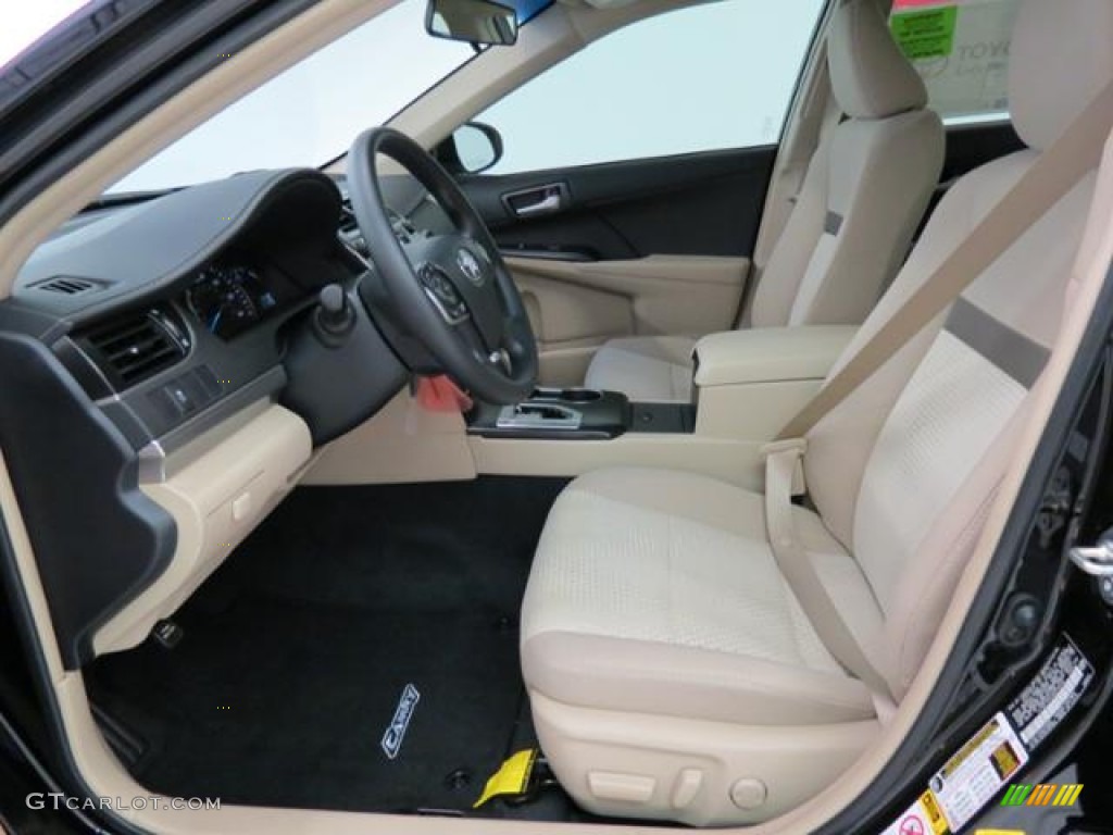 2013 Camry LE - Attitude Black Metallic / Ivory photo #8