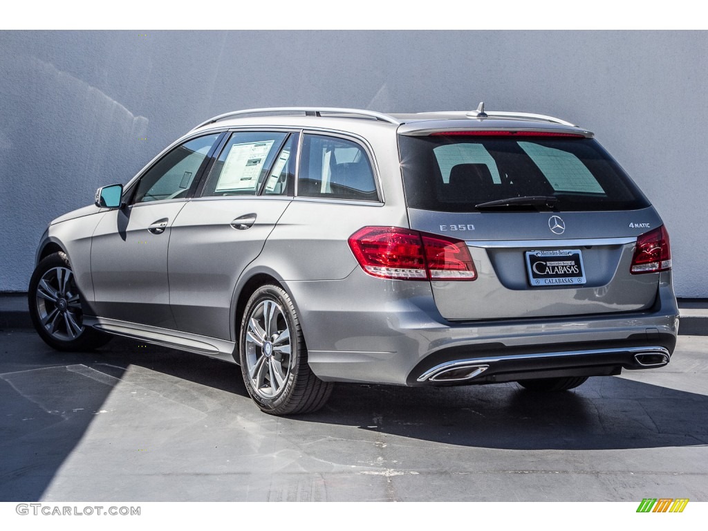 2014 E 350 4Matic Wagon - Paladium Silver Metallic / Black photo #2