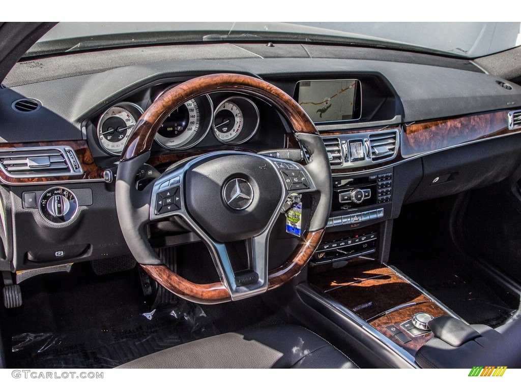 2014 Mercedes-Benz E 350 4Matic Wagon Black Dashboard Photo #82921388