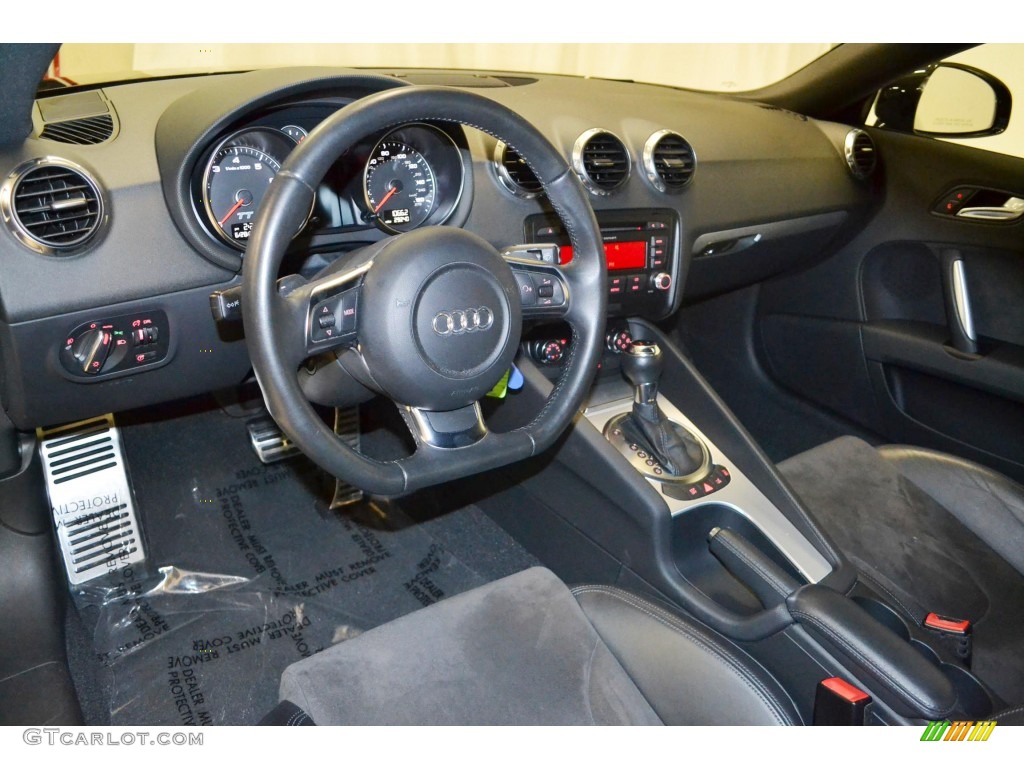 Black Interior 2009 Audi TT 2.0T Coupe Photo #82921454