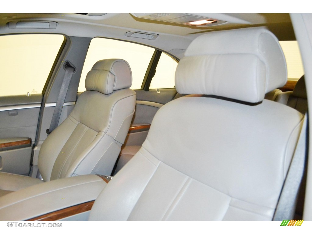2006 7 Series 750i Sedan - Sterling Grey Metallic / Basalt Grey/Flannel Grey photo #11