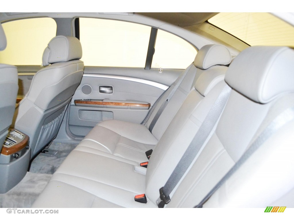 2006 7 Series 750i Sedan - Sterling Grey Metallic / Basalt Grey/Flannel Grey photo #15
