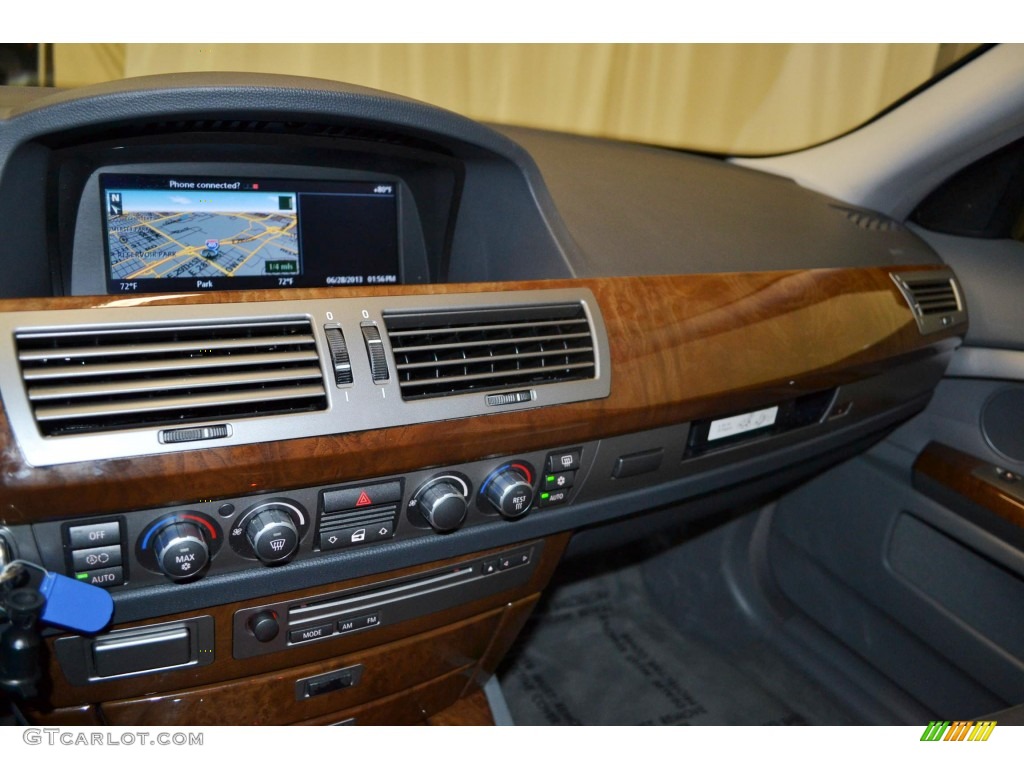 2006 7 Series 750i Sedan - Sterling Grey Metallic / Basalt Grey/Flannel Grey photo #22
