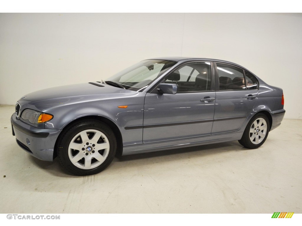 2004 3 Series 325i Sedan - Silver Grey Metallic / Grey photo #6