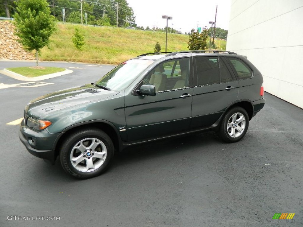 Highland Green Metallic 2005 BMW X5 3.0i Exterior Photo #82923365