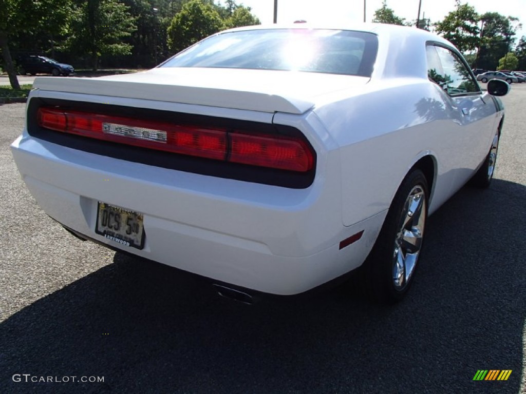 2011 Challenger R/T Plus - Bright White / Dark Slate Gray photo #4
